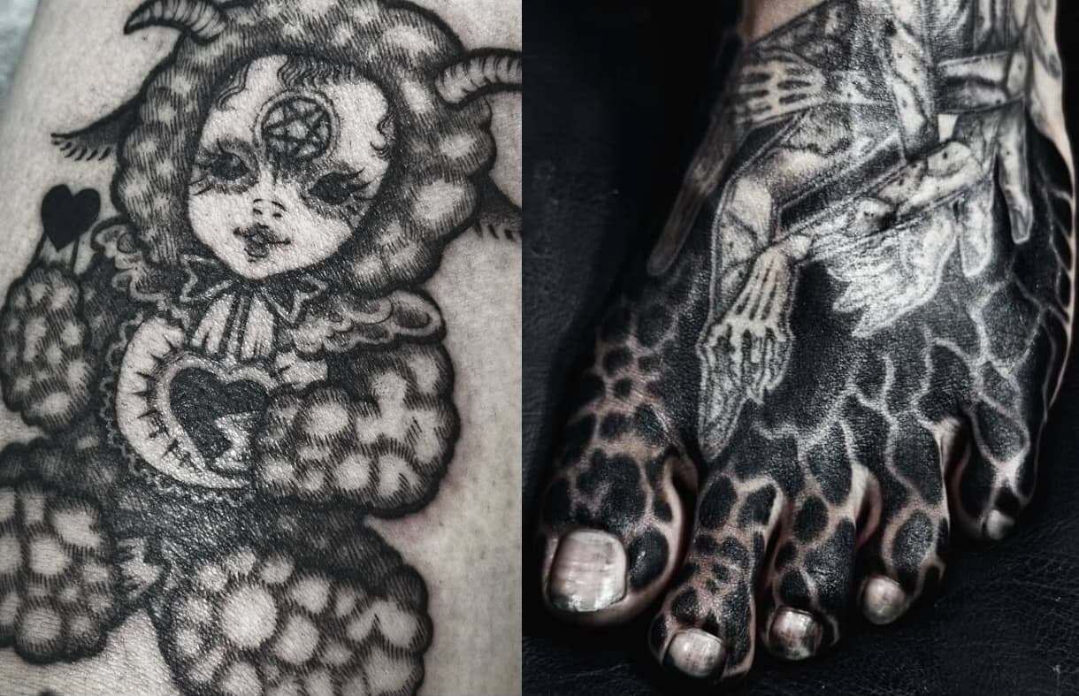 Unique tattoos by Dim at Uncanny Ink